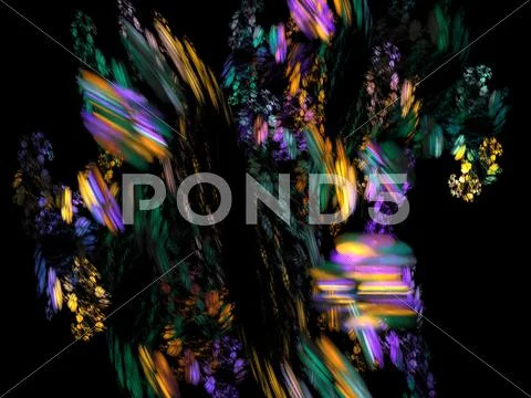 Digital fractal Stock Illustration