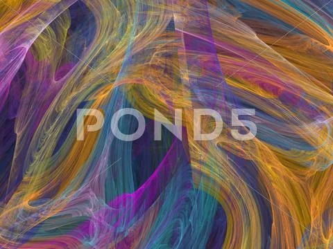 Digital fractal Stock Illustration