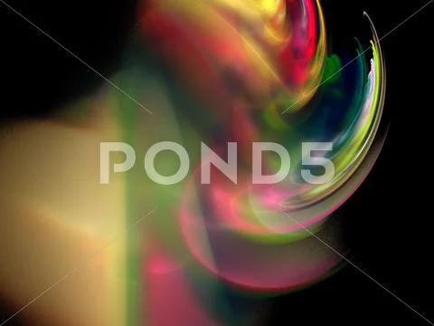 Digital fractal Stock Illustration