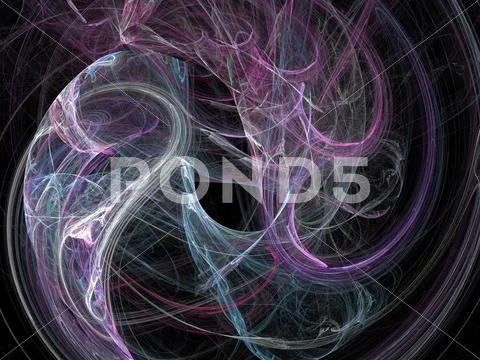 Digital fractal Stock Illustration