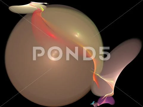 Digital fractal Stock Illustration