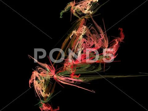 Digital fractal Stock Illustration