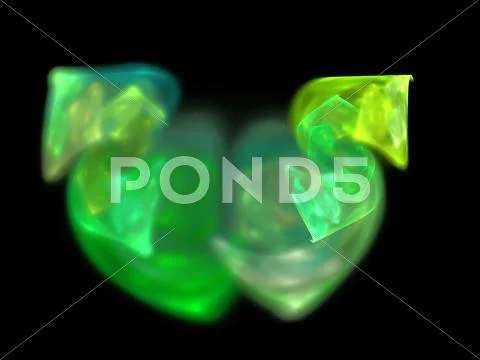 Digital fractal Stock Illustration