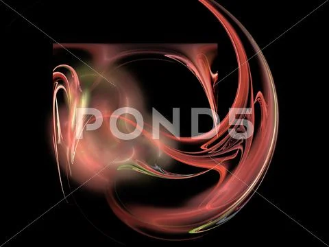 Digital fractal Stock Illustration