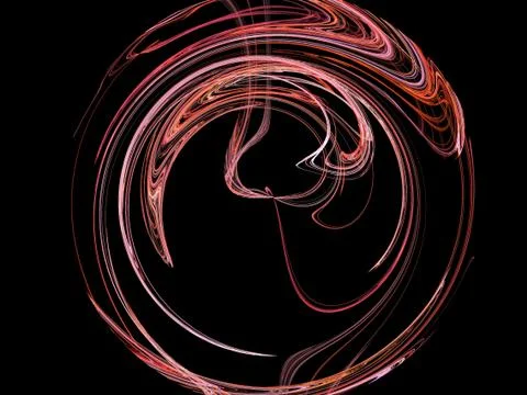Digital fractal Illustrazione stock