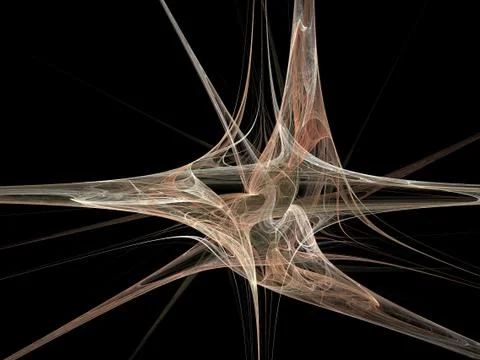 Digital fractal Illustrazione stock