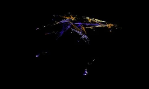 Digital fractal Foto stock