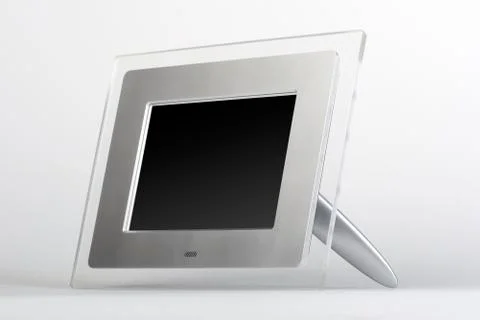 Digital frame with black screen Stock Photos