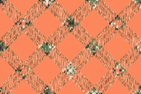 Digital future background with scattered shapes and glitch interference. Th.. イラスト素材