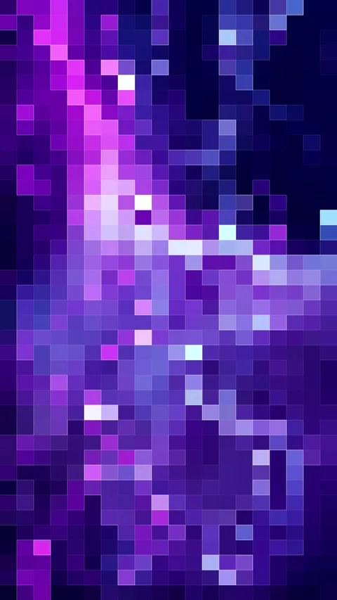 Digital Future Dots Mosaic Vertical Video Background Loop Stock Footage 212391287