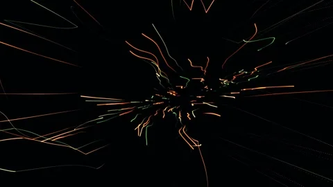 Digital futuristic background with plexus of lines, dots and triangles Stock Footage 337913475