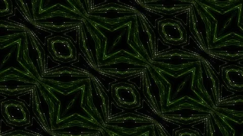 Digital futuristic background with plexus of lines, dots and triangles Stock Footage 338267347