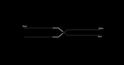 Digital futuristic frame HUD elements Vídeos de archivo 342096070