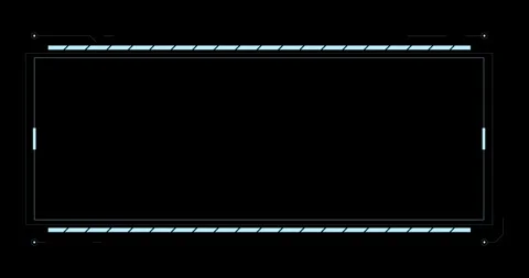 Digital futuristic frame HUD elements Stock Footage 342096088