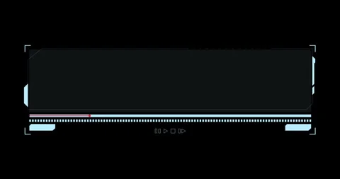 Digital futuristic frame HUD elements Видео 342096091
