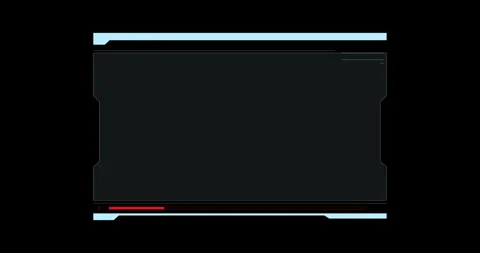 Digital futuristic frame HUD elements Vidéo 342096098