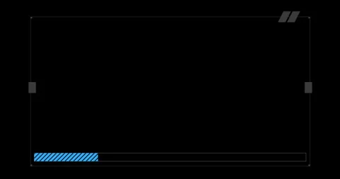 Digital futuristic frame HUD elements Vidéo 342096099