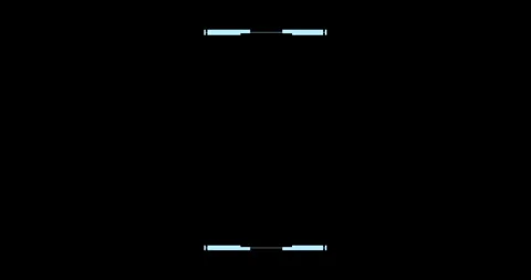 Digital futuristic frame HUD elements 動画素材 342096106