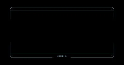 Digital futuristic frame HUD elements 스톡 동영상 342096111