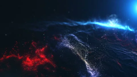 Digital futuristic landscape Stock Footage 87952349