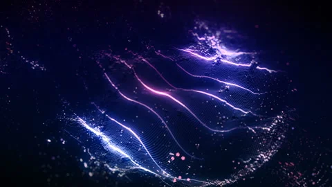 Digital futuristic landscape Stock-Footage 87952484