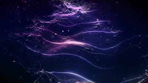 Digital futuristic landscape Stock Footage 87952531