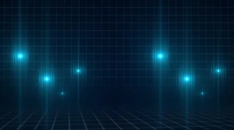 Digital futuristic lights going up - Animated motion background video loop HD Stock Footage 66532681