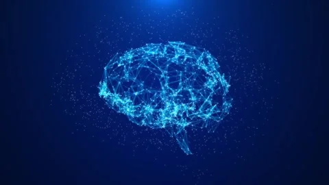 Digital futuristic Mind Brain Artificial Intelligence Concept. Technology Stock Footage 278711129