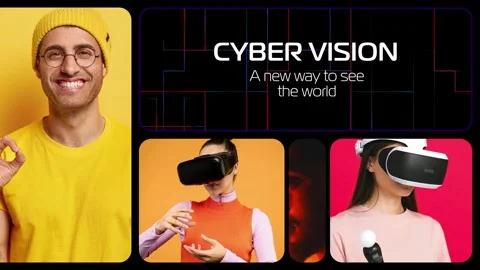 Digital Futuristic Multiscreen Opener | Modern Tech Intro Stock After Effects