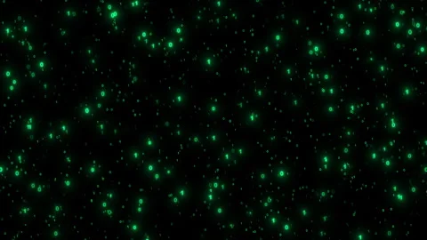Digital Futuristic Screen Light Streams Green Animation, Digital Cyberspace  Stock Footage 335196326
