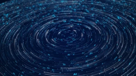 Digital Futuristic soft flow Eye Iris Connections, Abstract Iris explosion Stock Footage 293013872