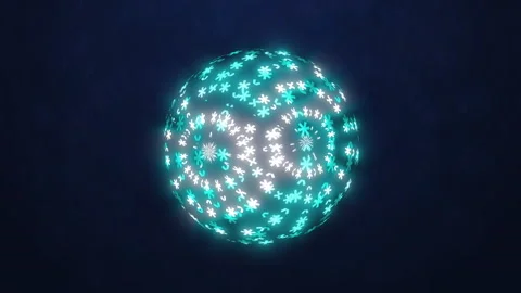 Digital Futuristic Sphera Stock Footage 232198514