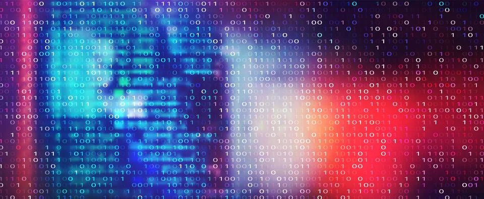Digital futuristic vector background. Science technology backdrop design Stock Illustration