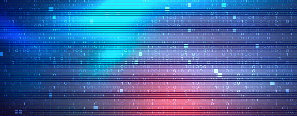 Digital futuristic vector background. Science technology backdrop Stock Illustration