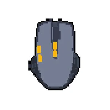 Digital game mouse pixel art vector illustration Stock Illustration