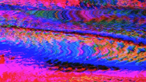 Digital generated abstract animation, iridescent system error effect. Stock Footage 121404768