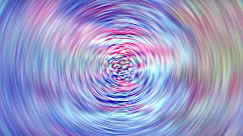 Digital generated futuristic footage, vortex effect, spinning iridescent texture Vídeos de archivo 147058646