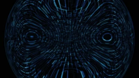 Digital Generated Futuristic Technology and Sci-Fi Abstract Background 스톡 동영상 227122115