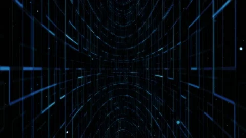 Digital Generated Futuristic Technology and Sci-Fi Abstract Background 스톡 동영상 227122218