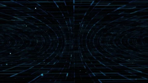 Digital Generated Futuristic Technology and Sci-Fi Abstract Background 库存影片 227122683