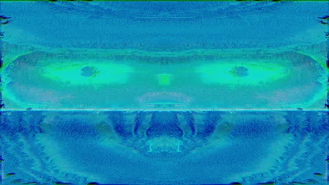 Digital generated glitched clip, holographic bad signal video fx. Video stock 147957854