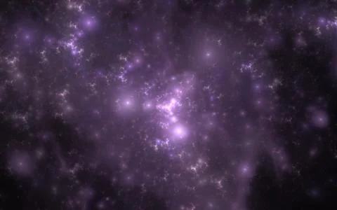 Digital generated image in the form of abstract geometric shapes of various s Stock Illustration