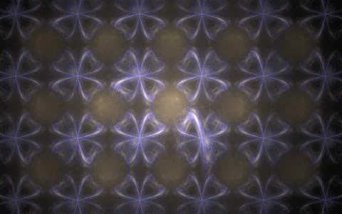 Digital generated image in the form of abstract geometric shapes of various s Stock Illustration