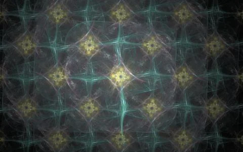 Digital generated image in the form of abstract geometric shapes of various s Stock Illustration