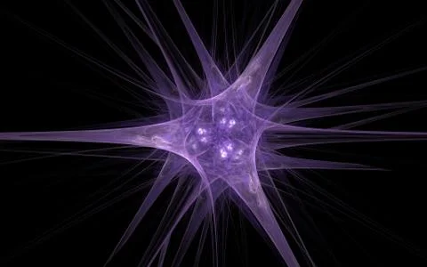 Digital generated image in the form of abstract geometric shapes of various s Stock Illustration