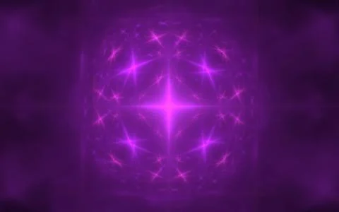 Digital generated image in the form of abstract geometric shapes of various s Stock Illustration