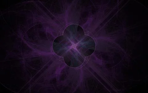 Digital generated image in the form of abstract geometric shapes of various s Stock Illustration