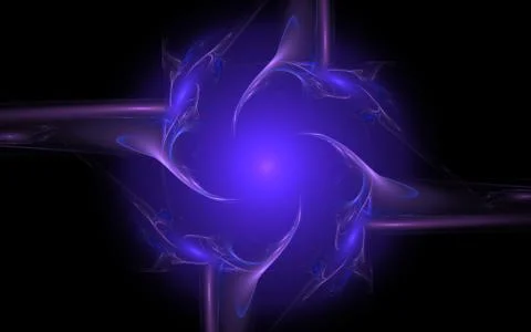 Digital generated image in the form of abstract geometric shapes of various s Stock Illustration