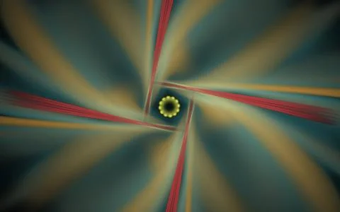 Digital generated image in the form of abstract geometric shapes of various s Stock Illustration