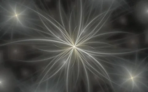 Digital generated image in the form of abstract geometric shapes of various s Stock Illustration